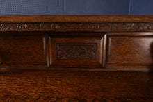 Load image into Gallery viewer, Fitted English Oak Carved Sideboard c.1920 - The Barn Antiques