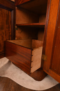 English Fitted Mahogany Sideboard c.1890 - The Barn Antiques