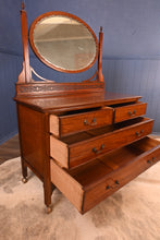 Load image into Gallery viewer, English Mahogany Mirrored Dressing Table c.1900 - The Barn Antiques