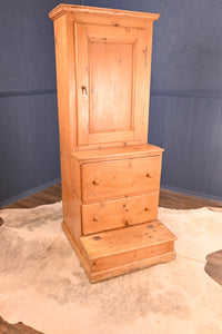 Pine Cupboard c.1890 - The Barn Antiques