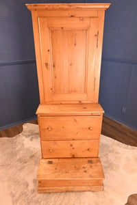 Pine Cupboard c.1890 - The Barn Antiques