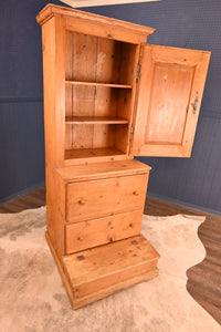 Pine Cupboard c.1890 - The Barn Antiques