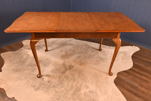 Burl Walnut Table - The Barn Antiques