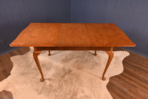 Burl Walnut Table - The Barn Antiques