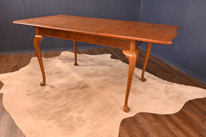 Burl Walnut Table - The Barn Antiques