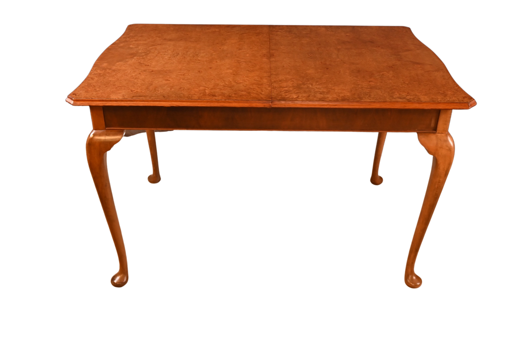 Burl Walnut Table - The Barn Antiques