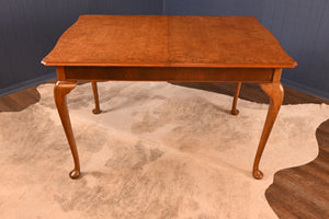 Burl Walnut Table - The Barn Antiques