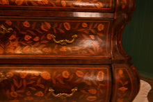 Load image into Gallery viewer, Antique Dutch Marquetry Bombe Cabinet Armoire c.1780 - The Barn Antiques