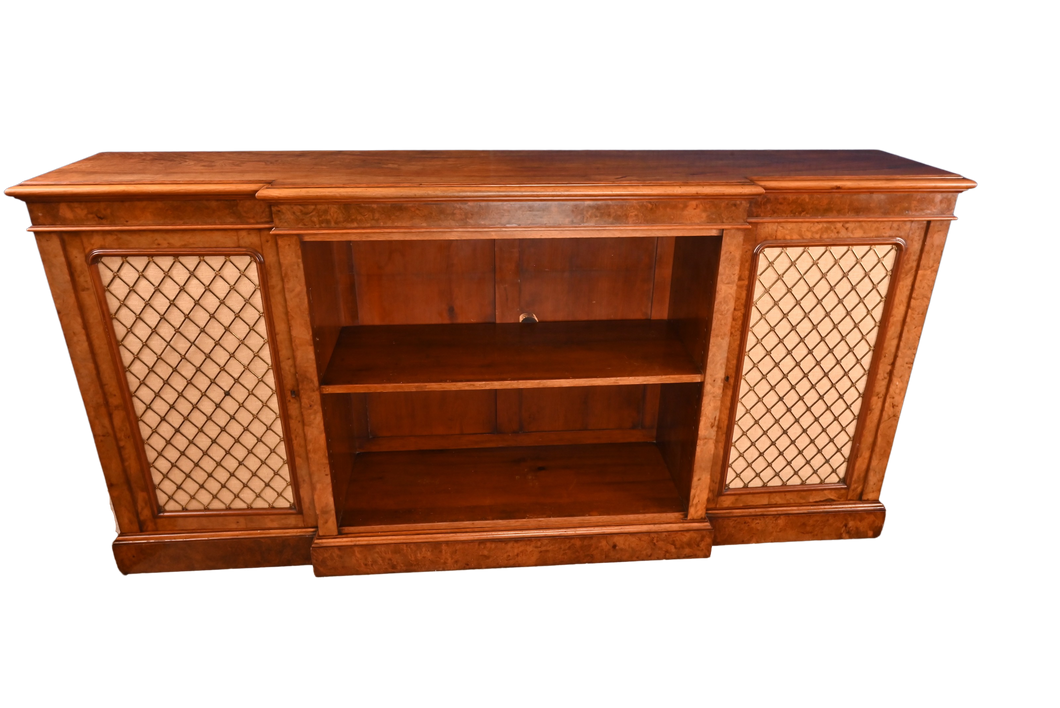 English Pollard Oak Bookcase c.1880 - The Barn Antiques