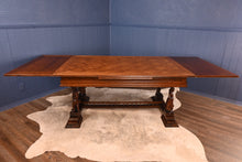 Load image into Gallery viewer, Unique Continental European Figural Dining Suite - Drawleaf Table + 4 Chairs - The Barn Antiques