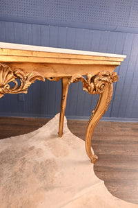 Marble Topped Center Table - The Barn Antiques