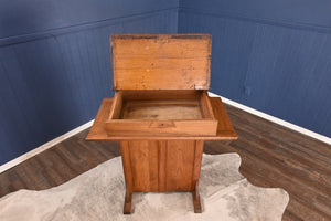 Pine Schoolmaster's Desk/Lectern - The Barn Antiques