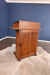 Pine Schoolmaster's Desk/Lectern - The Barn Antiques