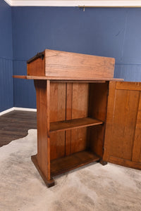 Pine Schoolmaster's Desk/Lectern - The Barn Antiques