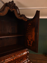 Load image into Gallery viewer, Antique Dutch Marquetry Bombe Cabinet Armoire c.1780 - The Barn Antiques