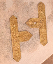 Load image into Gallery viewer, Embossed Brass Door Plates - The Barn Antiques