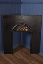 Load image into Gallery viewer, English Cast Iron Fire Insert c.1920 - The Barn Antiques