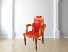 Load image into Gallery viewer, English Mahogany Barber Chair c.1900 - The Barn Antiques