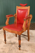 Load image into Gallery viewer, English Mahogany Barber Chair c.1900 - The Barn Antiques