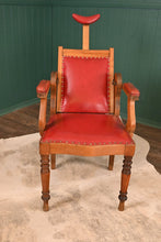 Load image into Gallery viewer, English Mahogany Barber Chair c.1900 - The Barn Antiques