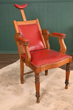 Load image into Gallery viewer, English Mahogany Barber Chair c.1900 - The Barn Antiques
