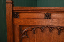 Load image into Gallery viewer, English Oak Chair with Dedication Plaque - The Barn Antiques