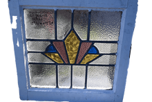 Load image into Gallery viewer, English Stained Glass in Original Frame - The Barn Antiques