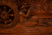 Load image into Gallery viewer, Heavily Carved Oak Continental Cabinet c.1870 - The Barn Antiques