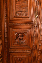 Load image into Gallery viewer, Heavily Carved Oak Continental Cabinet c.1870 - The Barn Antiques