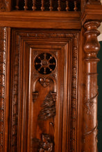 Load image into Gallery viewer, Heavily Carved Oak Continental Cabinet c.1870 - The Barn Antiques