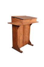 Load image into Gallery viewer, Pine Schoolmaster's Desk/Lectern - The Barn Antiques