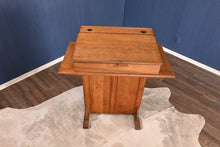Load image into Gallery viewer, Pine Schoolmaster's Desk/Lectern - The Barn Antiques
