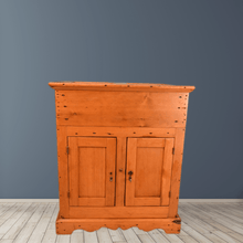 Load image into Gallery viewer, Primitive Pine Ice Box c.1890 - The Barn Antiques