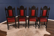 Load image into Gallery viewer, Set of 4 Hand Carved Chairs - The Barn Antiques